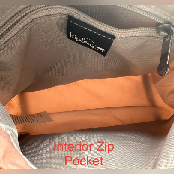Kipling Crossbody mini bag, Excellent Condition, Peach Color. Very cute. - Picture 8 of 14